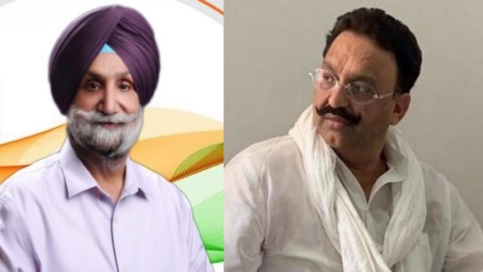 सुखजिंदर सिंह रंधावा, मुख़्तार अंसारी