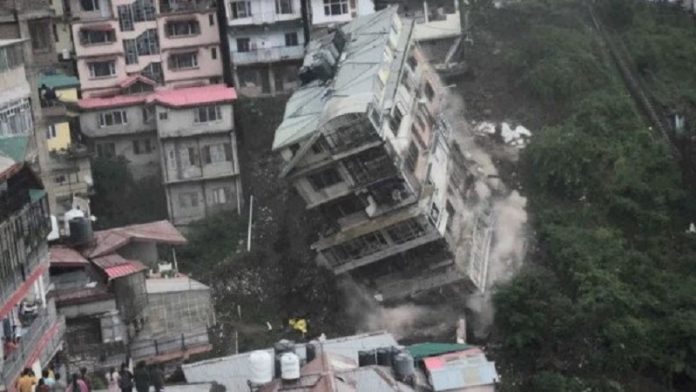 शिमला इमारत ढहा