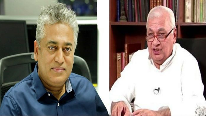 केरल के राज्यपाल आरिफ मोहम्मद खान ने राजदीप सरदेसाई को लताड़ा
