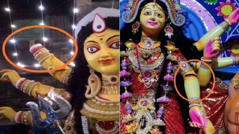 इस्लामी चरमपंथियों ने दुर्गा प्रतिमा तोड़ी, इकबाल सहित दो गिरफ्तार: बांग्लादेश में मूर्ति तोड़ने की कई घटनाएँ