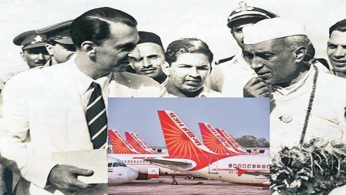 JRD टाटा, नेहरू, एयर इंडिया