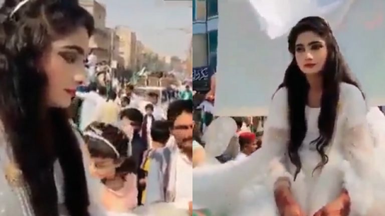 मिलाद-उल-नबी का जुलूस, Pak में महिला को ‘हूर’ बना कर लगाई प्रदर्शनी: वायरल वीडियो को मौलाना ने बताया रसूल अल्लाह का अपमान