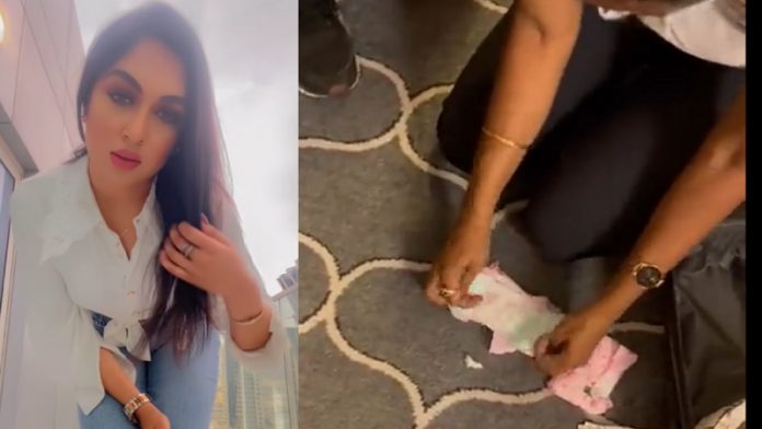 मुनमुन धामेचा, सैनिटरी पैड्स, ड्रग्स