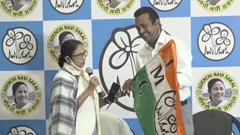 टेनिस स्टार लिएंडर पेस और अभिनेत्री नफीसा अली TMC में शामिल, गोवा पहुँची ममता बनर्जी ने तीन मंदिरों के किए दर्शन
