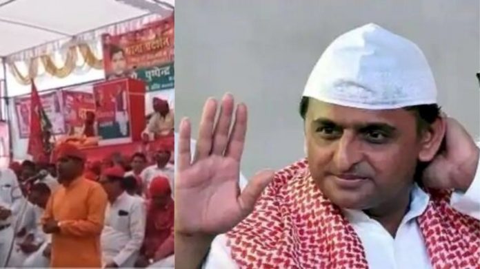 सपा बीजेपी वायरल वीडियो