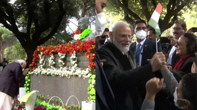 रोम में ‘मोदी-मोदी’: G-20 शिखर सम्मेलन में शामिल होंगे प्रधानमंत्री, महात्मा गाँधी की मूर्ति पर अर्पित किए श्रद्धासुमन