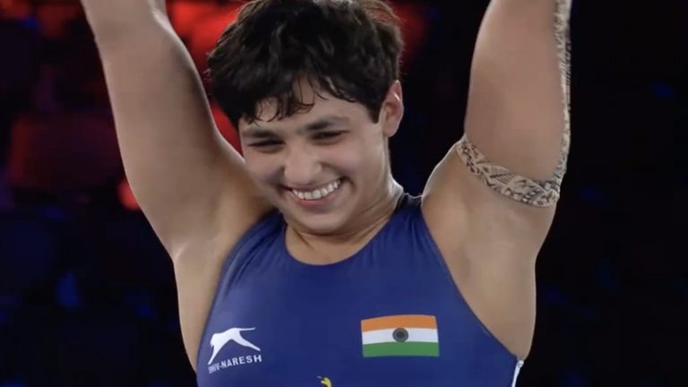 भारत की पहली महिला विश्व कुश्ती चैम्पियनशिप के फाइनल में… अंशु मलिक ने रचा इतिहास