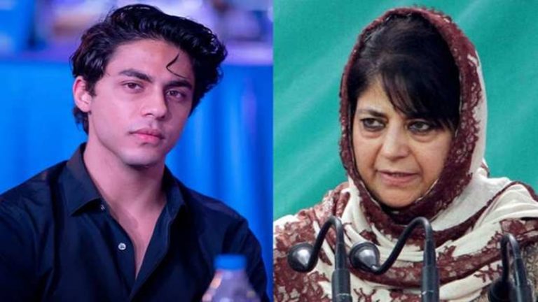 ‘खान सरनेम के कारण शाहरुख के बेटे को कर रहे टारगेट’: आर्यन के बचाव में महबूबा मुफ्ती ने उगला जहर