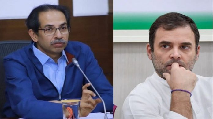उद्धव ठाकरे-राहुल गाँधी