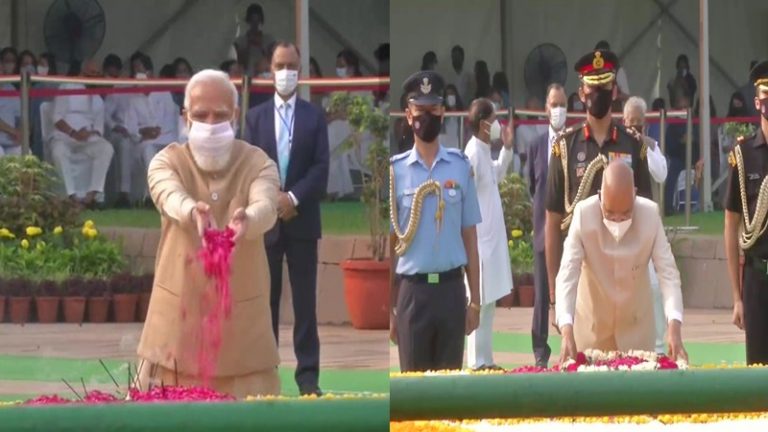 महात्मा गाँधी और लाल बहादुर शास्त्री की जयंती पर राष्ट्रपति रामनाथ कोविंद और PM मोदी ने की ‘सपनों के भारत’ की बात