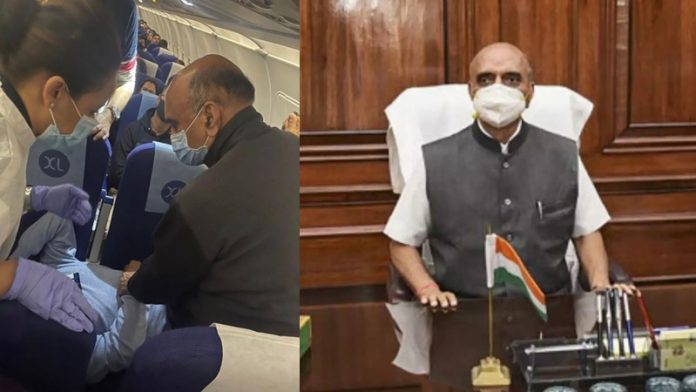 भागवत कराड ने फ्लाइट में यात्री की जान बचाई