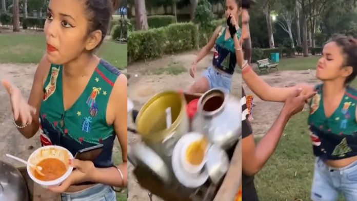 प्याज नहीं होने पर बवाल वीडियो सोशल मीडिया पर वायरल
