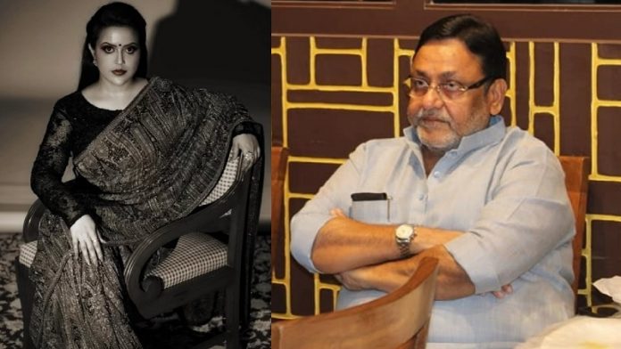 अमृता फडणवीस, नवाब मलिक, नोटिस