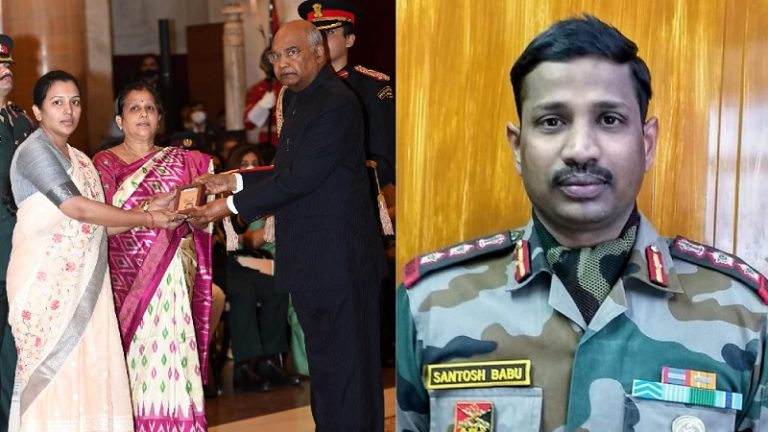 ऊँचाई से पत्थर और हथियार फेंक रहे थे चीनी, फिर भी चौकी स्थापित की और अंत तक डटे रहे: कर्नल संतोष बाबू को ‘महावीर चक्र’