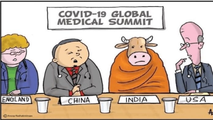 केरल ललित कला एकेडमी, कार्टून, गाय