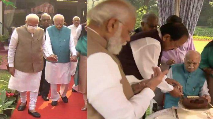 पीएम मोदी, लालकृष्ण आडवाणी