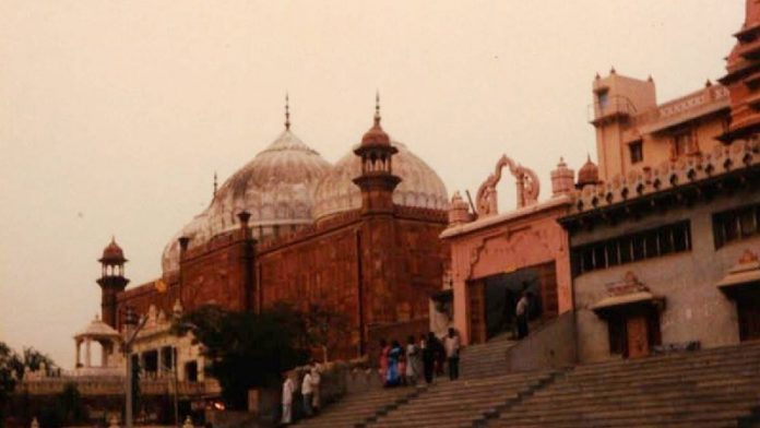 मथुरा, शाही ईदगाह मस्जिद, श्रीकृष्ण मंदिर