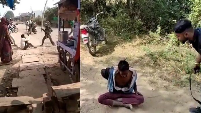 झालावाड़, उदयपुर, युवक, पिटाई, वीडियो