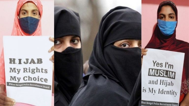 हिजाब पहनी 1000+ मुस्लिम लड़कियाँ हुईं परीक्षा से बाहर, बंगाल पुलिस भर्ती बोर्ड ने कैंसिल किया आवेदन: मामला HC में