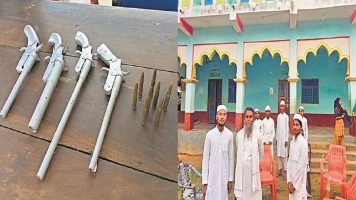 बिहार मदरसा अवैध हथियार