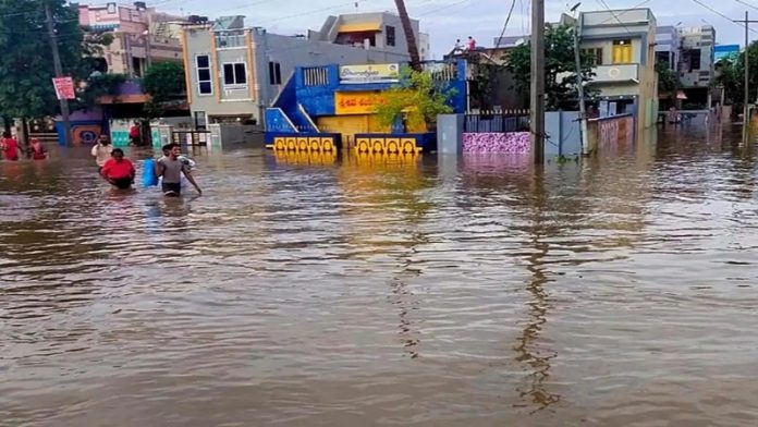 आंध्र प्रदेश भारी बारिश