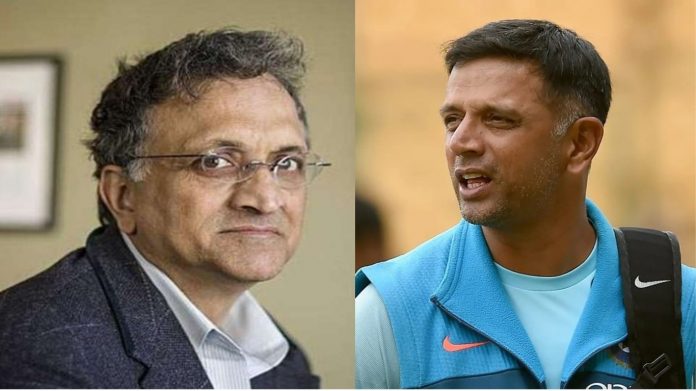 रामचंद्र गुहा और राहुल द्रविड