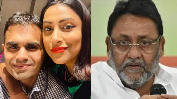 समीर वानखेड़े, क्रांति रेडकर और नवाब मलिक