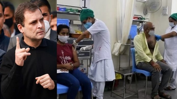 राहुल गाँधी, कोरोना टीकाकरण, झूठ