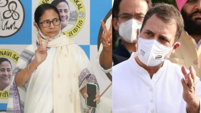 ममता बनर्जी, राहुल गाँधी, कॉन्ग्रेस