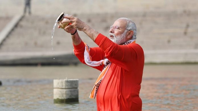 काशी विश्वनाथ धाम कॉरिडोर, प्रधानमंत्री नरेंद्र मोदी