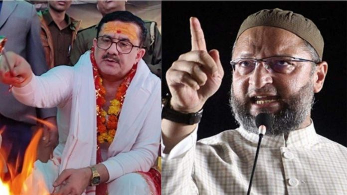 जितेंद्र त्यागी FIR ओवैसी धमकी