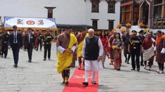 नरेंद्र मोदी भूटान नागरिक सम्मान