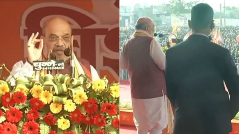 ‘दम हो तो रोक लो राम मंदिर निर्माण’ : हनुमानगढ़ी मंदिर में पूजा-अर्चना कर विपक्षी दलों पर बरसे गृहमंत्री अमित शाह, कहा- इस बार करेंगे 300 पार