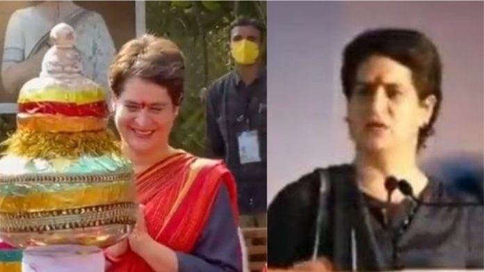 गोवा में प्रियंका गाँधी