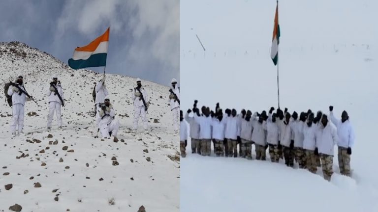 माइनस 40 डिग्री हो या 15000 फीट की ऊँचाई… ITBP के हिमवीरों ने तिरंगा फहरा यूँ मनाया 73वाँ गणतंत्र दिवस