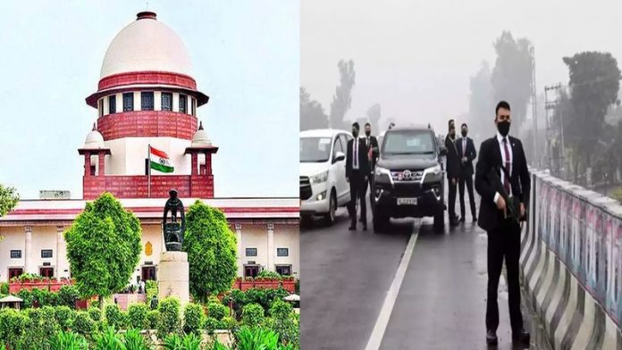 पीएम नरेंद्र मोदी की सुरक्षा चूक