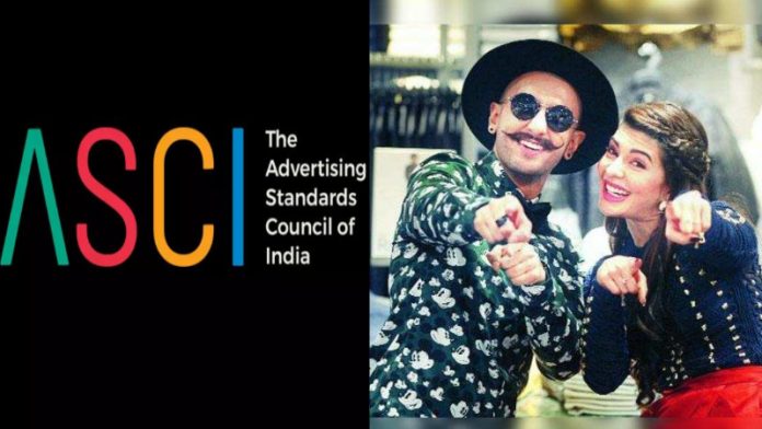 ASCI, रणवीर सिंह, जैकलीन