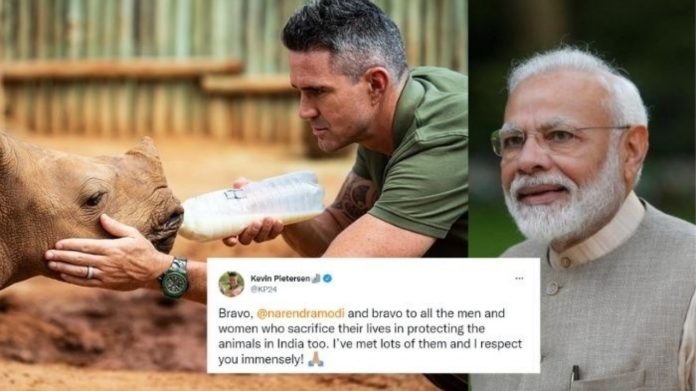 पीटरसन प्रधानमंत्री मोदी