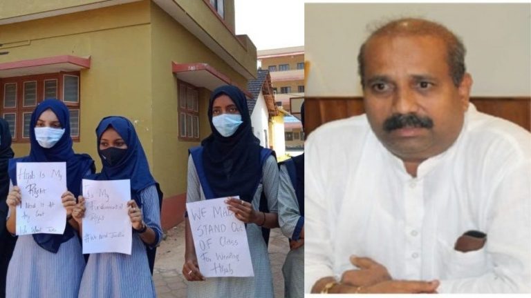 ‘कॉलेज में नहीं पहन सकेंगी हिजाब, चाहें तो कर लें ऑनलाइन क्लास’: उडुपी हिजाब विवाद पर बोले कर्नाटक के बीजेपी MLA भट