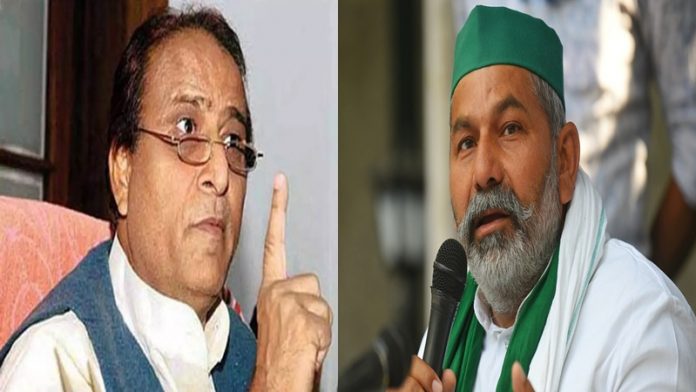 आजम खान राकेश टिकैत