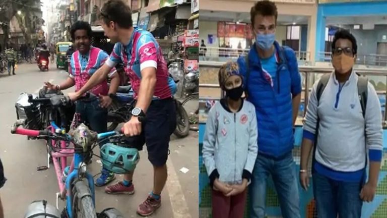 ‘काशी मोक्ष की नगरी ही नहीं, जीवनदायिनी भी’: चौथे स्टेज के कैंसर से पीड़ित ब्रिटिश नागरिक पहुँचा विश्वनाथ के द्वार, 13000 km की यात्रा