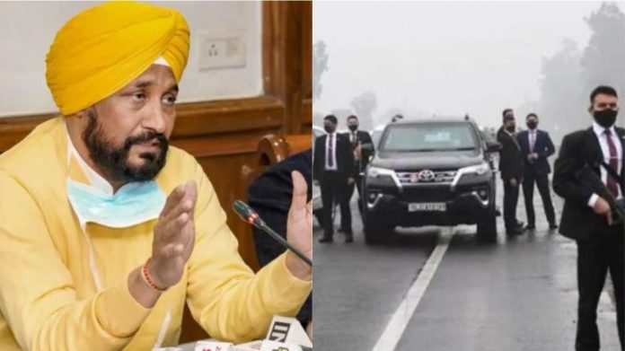 सीएम चरणजीत सिंह चन्नी, प्रधानमंत्री नरेंद्र मोदी फिरोजपुर रैली