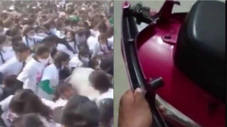 जिस मैराथन में मची भगदड़ उसकी विजेता को कॉन्ग्रेस ने दी टूटी-फूटी स्कूटी: जीतने वाली लड़की ने बताया, कॉन्ग्रेसियों पर FIR