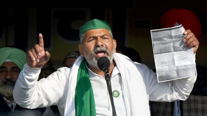 किसान नेता राकेश टिकैत