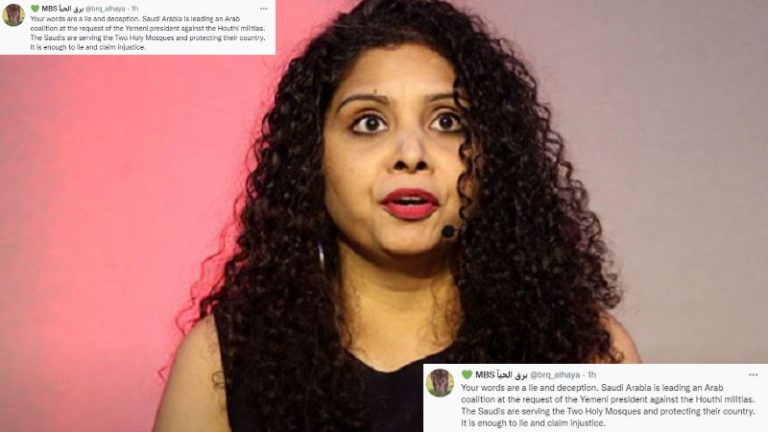 ‘आतंकियों को समर्थन देने वाली’: अब सऊदी अरब वालों ने भी राणा अय्यूब को धोया, यमन पर बहा रही थीं घड़ियाली आँसू