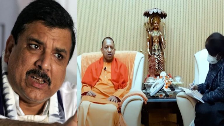 ‘ब्लैक में टिकट काटने वाले ने काटी CM योगी की Video’ : AAP नेता संजय सिंह की हरकत पर भड़के लोग, दिखाई- ‘आपिया औकात’