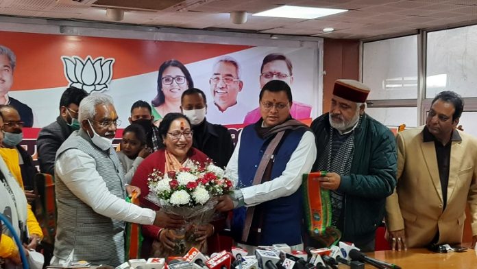 सरिता आर्य BJP में शामिल