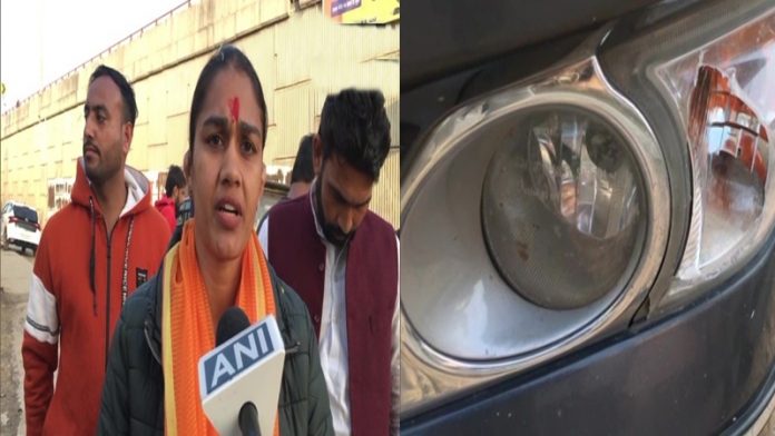 मेरठ में बबिता फोगाट के काफिले पर हमला