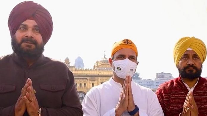 नवजोत सिंह सिद्धू, पंजाब, चरणजीत सिंह चन्नी, पंजाब, कॉन्ग्रेस