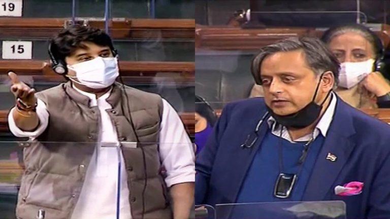 हिंदी सुन कर भड़के कॉन्ग्रेस सांसद शशि थरूर, केंद्रीय मंत्री ज्योतिरादित्य सिंधिया को कहा- लोगों का अपमान हुआ